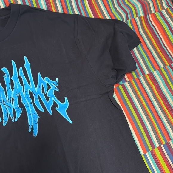 Blue green pink available Observance Graffiti T-double sided Size XL - NWT - Picture 6 of 12